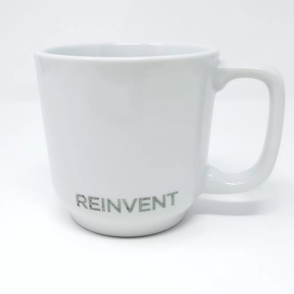 Starbucks, rare “Reinvent” coffee mug made from recycled ceramic mugs